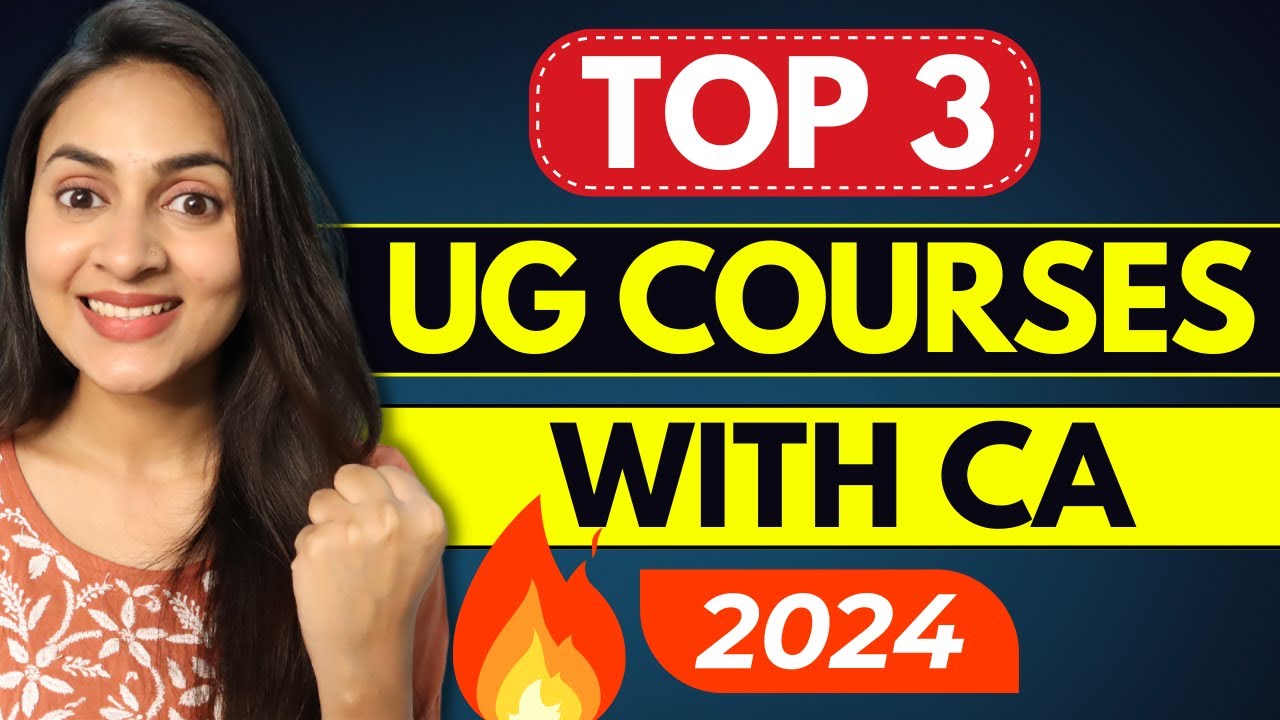 Top 3 UG Courses to pursue with CA | Graduation with CA | @azfarkhan