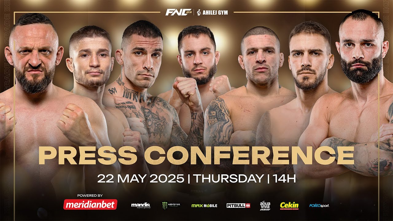 PRESS CONFERENCE | Ahilej FNC 23 powered by Meridianbet | BELGRADE
