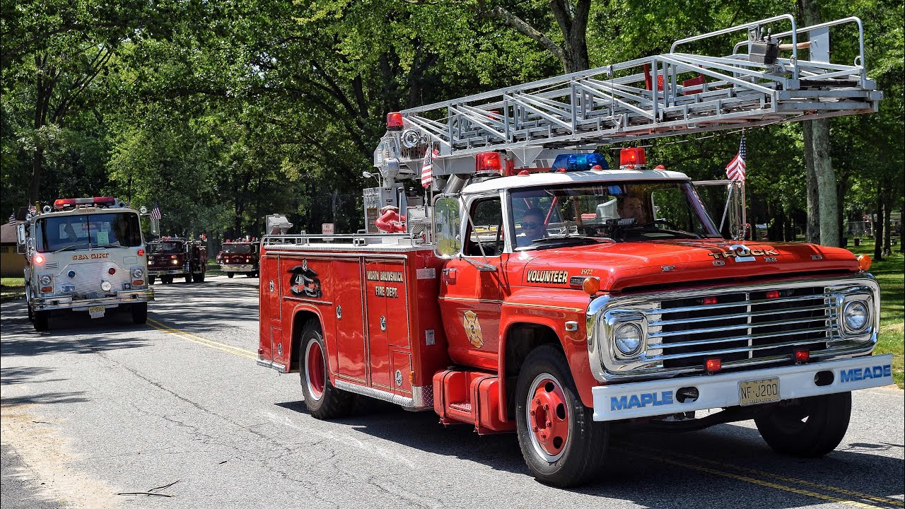Fire Truck Lights And Sirens Parade - Tri Counties Jamesburg Muster 6-23-19