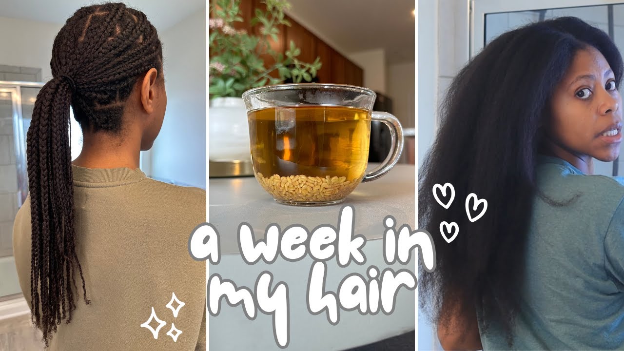 MINI BRAIDS ARE BACK! Silk Press Dilemma, Growth Teas, Scalp Massages, & more! [8]