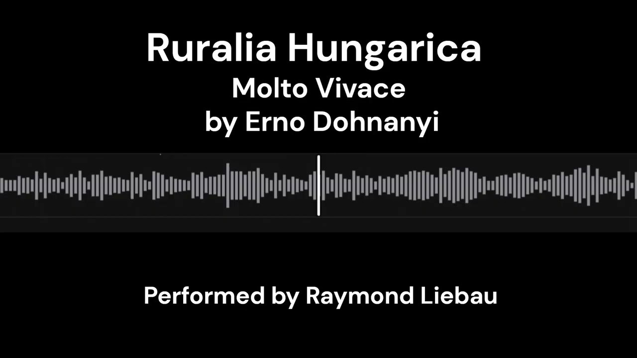 Dohnanyi Ruralia Hungarica - Molto Vivace