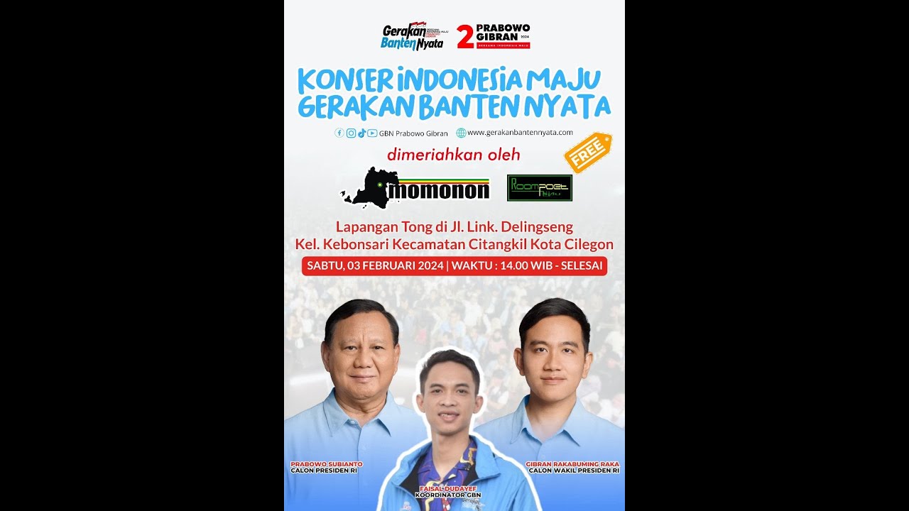 KONSER INDONESIA MAJU GERAKAN BANTEN NYATA