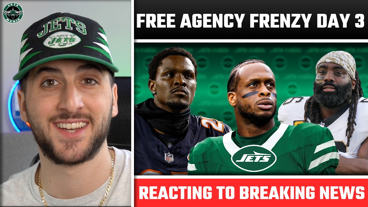 🚨 FREE AGENCY FRENZY Day 3 ! Breaking Down ALL Jets & NFL Moves