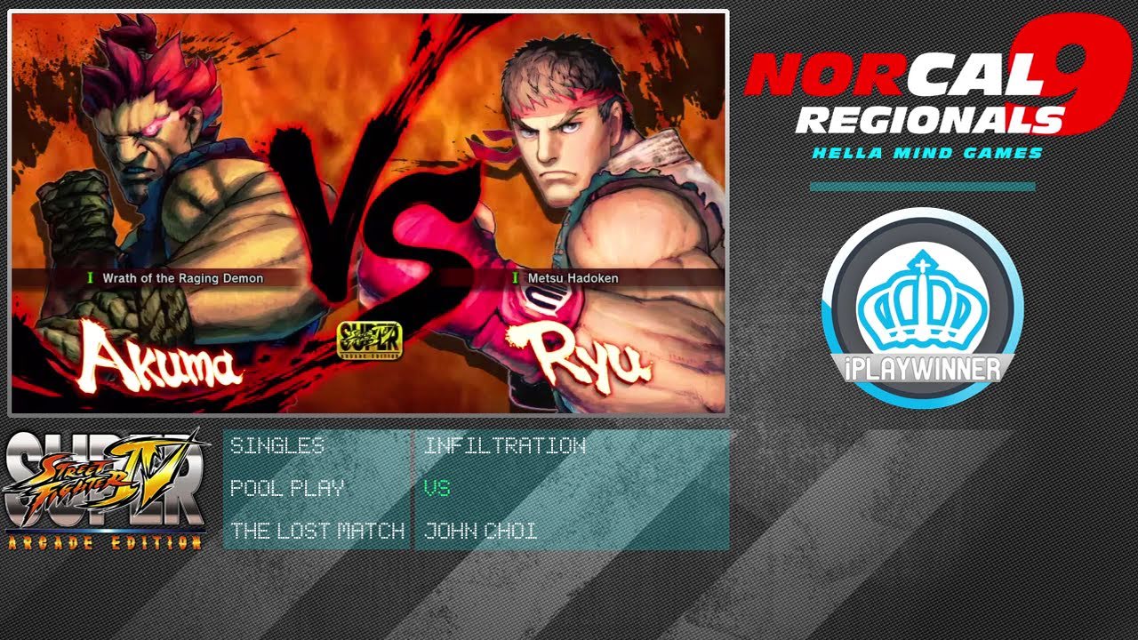 NCR9: SSF4: AE - Infiltration (AK) vs John Choi (RY) - The Lost Match