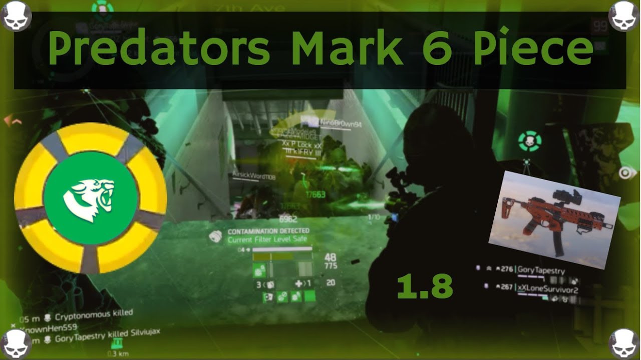 Predator 6 Piece Manhunt Vs Server (1.8) The Division Dark Zone