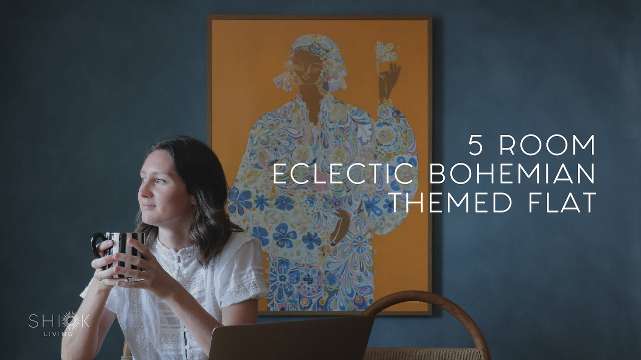 House tour of 5 Room Eclectic Bohemian Singapore HDB flat | Shiok Living(ft Niamh from Make Room)