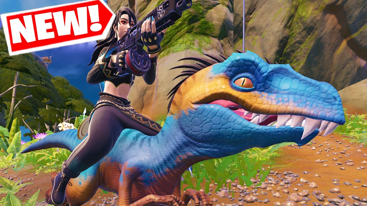 How To Ride on a RAPTOR in Fortnite Chapter 4 Season 3