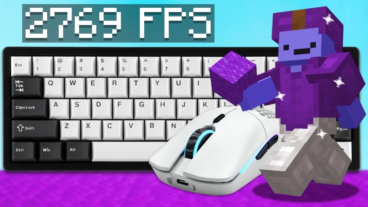 (Telly Bridging) Velvety BedWars ASMR Keyboard & Mouse Sounds | Hypixel BedWars
