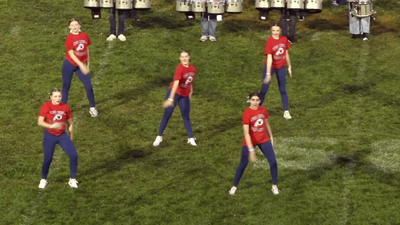 West Aurora Blackhawk Marching Band at the 9/24/24 Panther Review