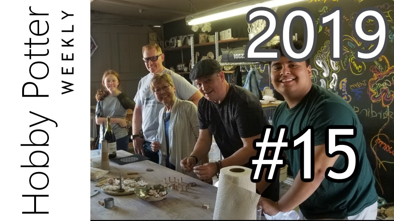 #15 SO FUN! Open Studio Art Tour at Hobby Potter Studios 2019- Set Up & Guests!
