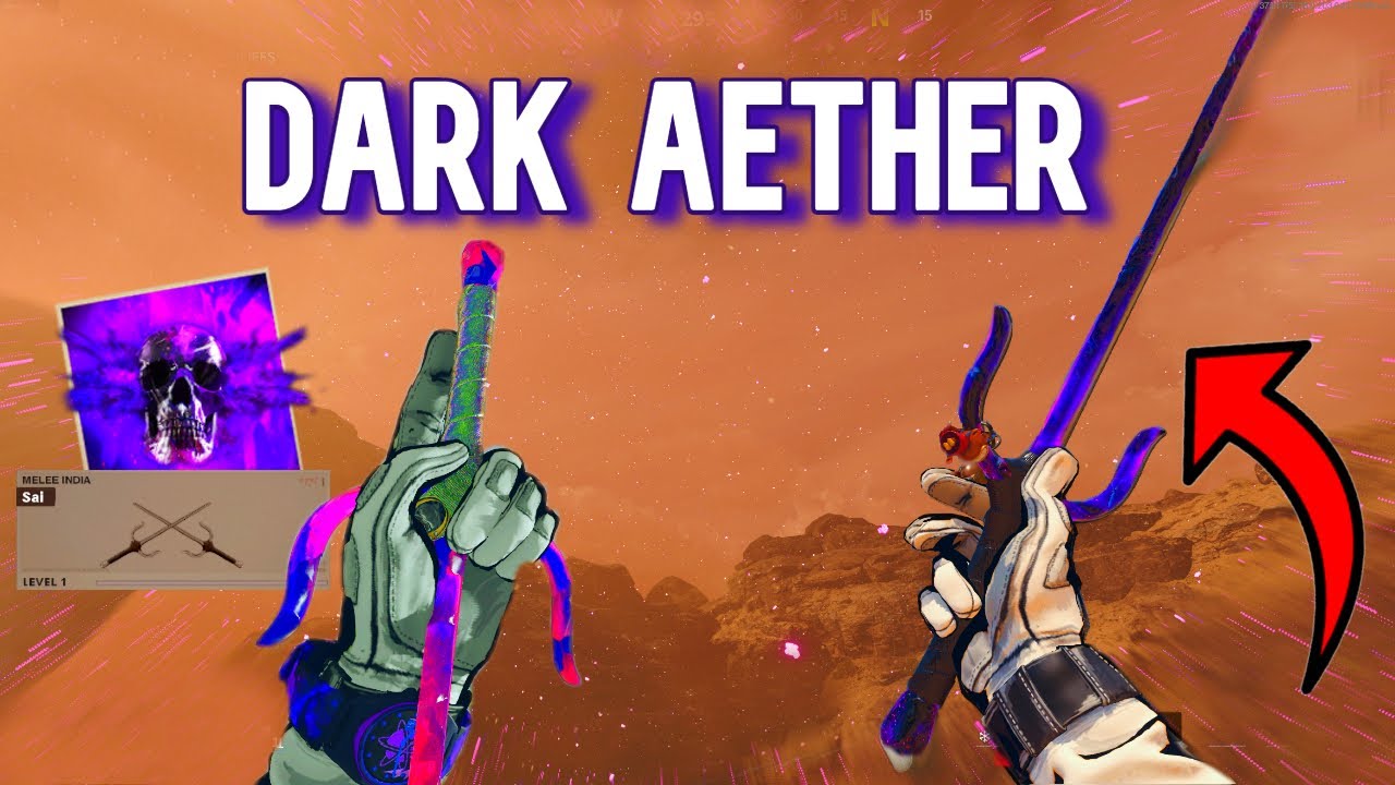 How To Unlock DARK AETHER On The NEW DUAL SAI MELEE FAST! (Cold War Zombies)