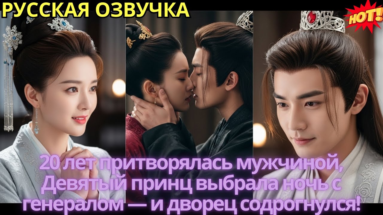 20 лет притворялась мужчиной, Девятый принц выбрала ночь с генералом — и дворец содрогнулся!