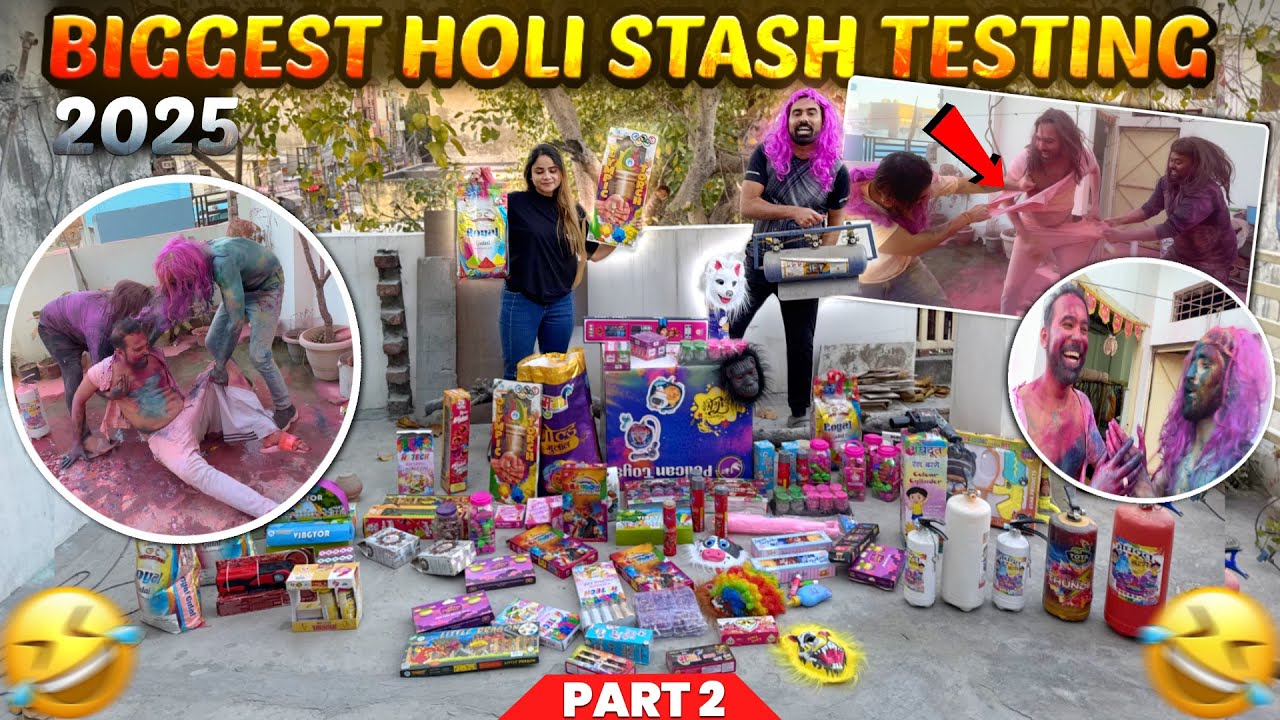My Biggest HOLI STASH Testing😍 2026- Worth 1,00,000Rs😳
