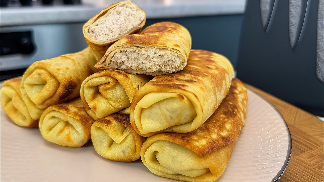  Млинці з МʼЯСОМ які тануть у роті! Готую завжди за цим рецептом!