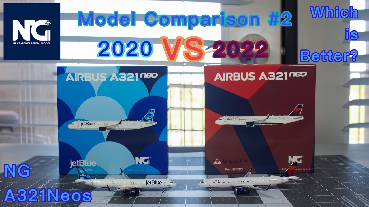 NG's A321Neo Mold: 2020 vs 2022| NG Models| Model Comparison #2