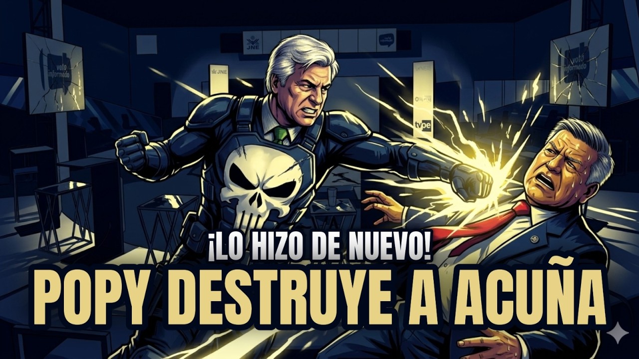 Popy Olivera destroza a C&eacute;sar Acu&ntilde;a en el debate presidencial (LOOP DE 20 MINUTOS) - #LaContra