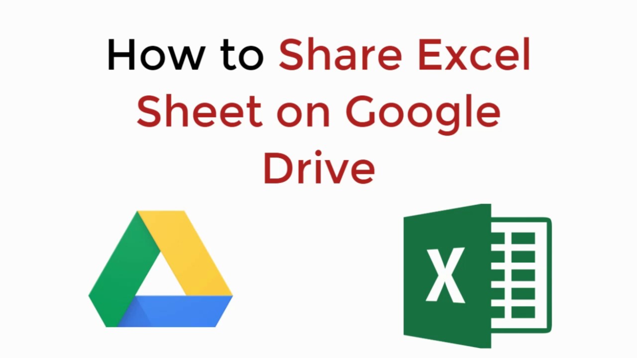 How to Share Excel Sheet on Google Drive (2021)