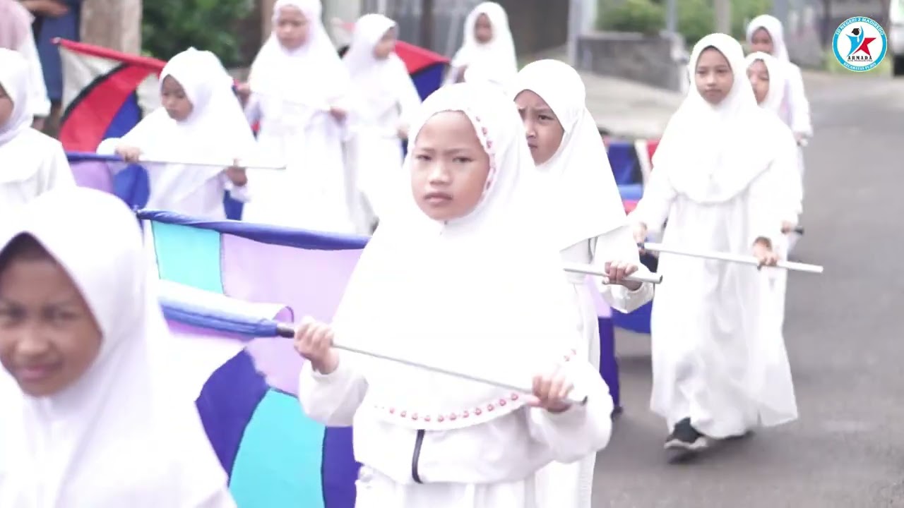 PAWAI MENYAMBUT BULAN SUCI RAMADHAN - TEAM 1 DRUM BAND GEMA ARMADA