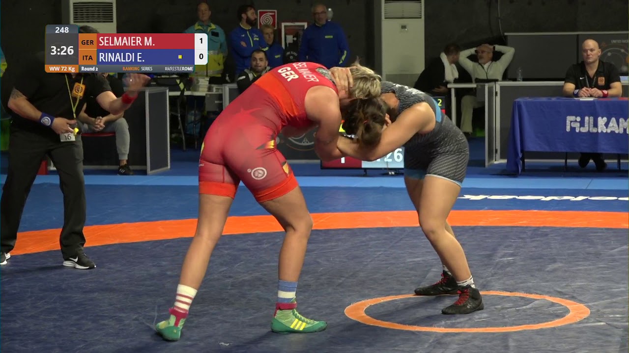 Round 2 WW - 72 kg: M. SELMAIER (GER) v. E. RINALDI (ITA)