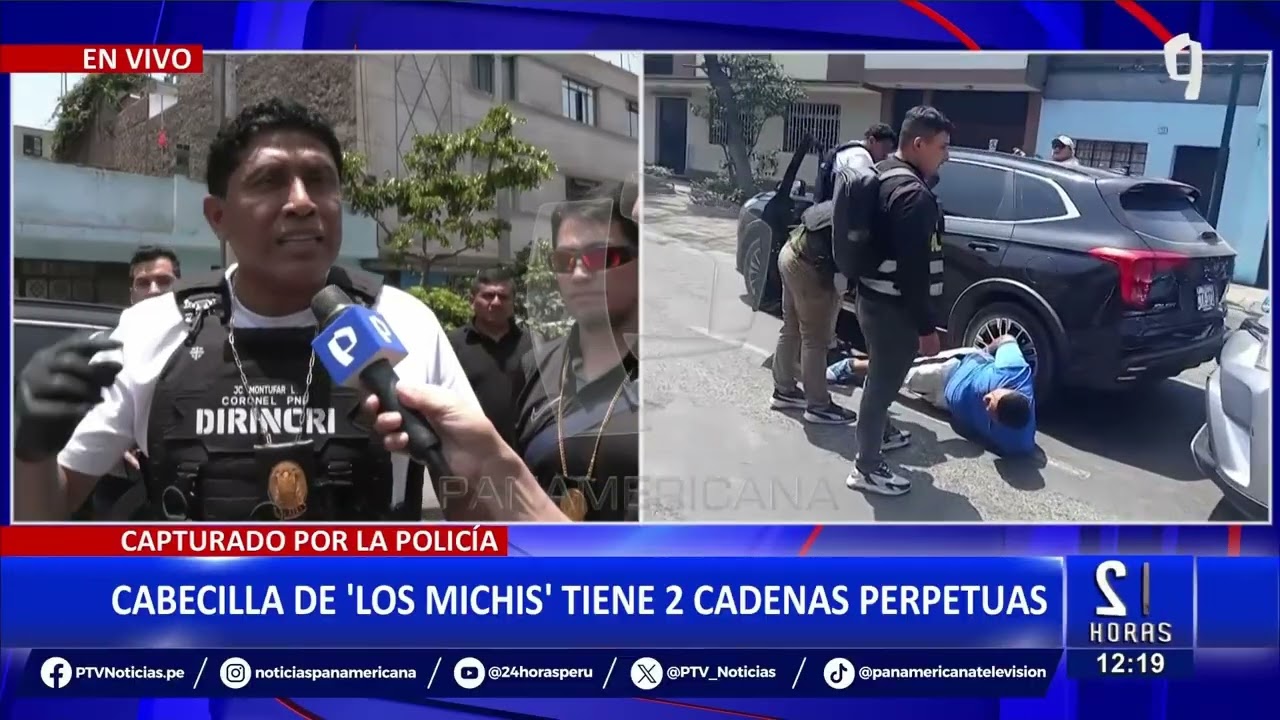 Capturan a cabecilla de mafia de extorsionadores: detenido tiene dos cadenas perpetuas (1/2)