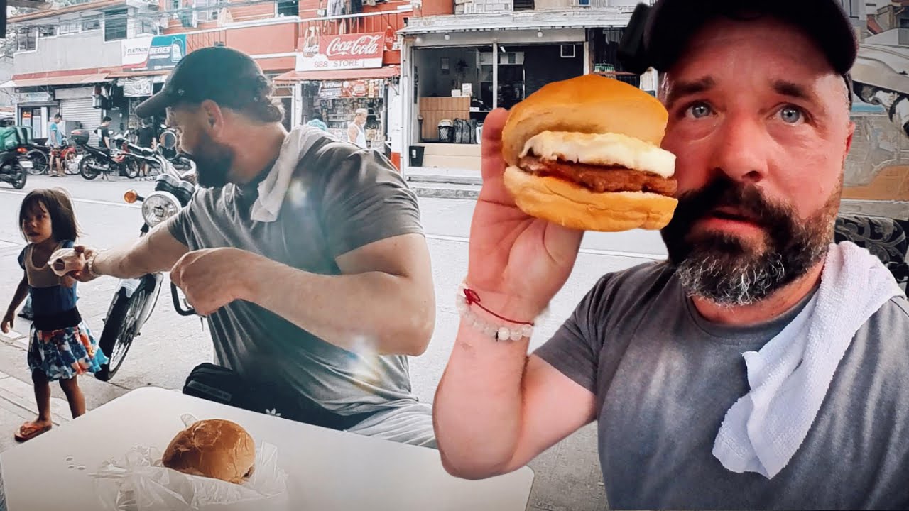 CRAVING A UNIQUE HAMBURGER | Only in the Philippines: Egg & Cheese Perfection!