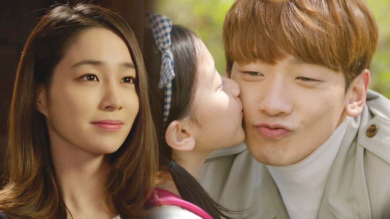 Jung Ji Hoon receives kiss on his cheek from Lee Re 《Come Back Mister》 돌아와요 아저씨 EP14