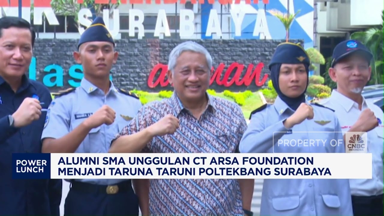 Alumni SMA Unggulan CT Arsa Foundation Jadi Taruna Taruni Poltekbang Surabaya