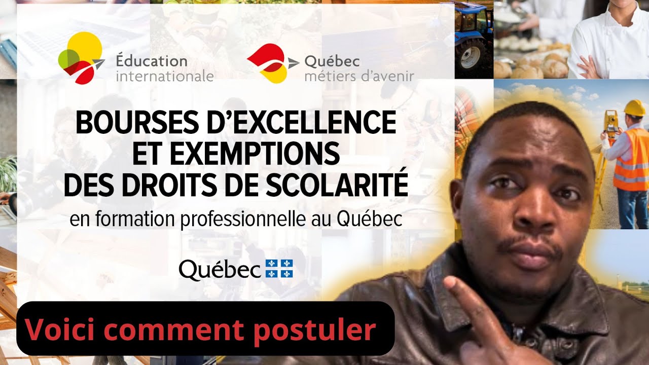 Urgent - Je te montres comment postuler à la bourse d'excellence Québec métiers d'avenirs