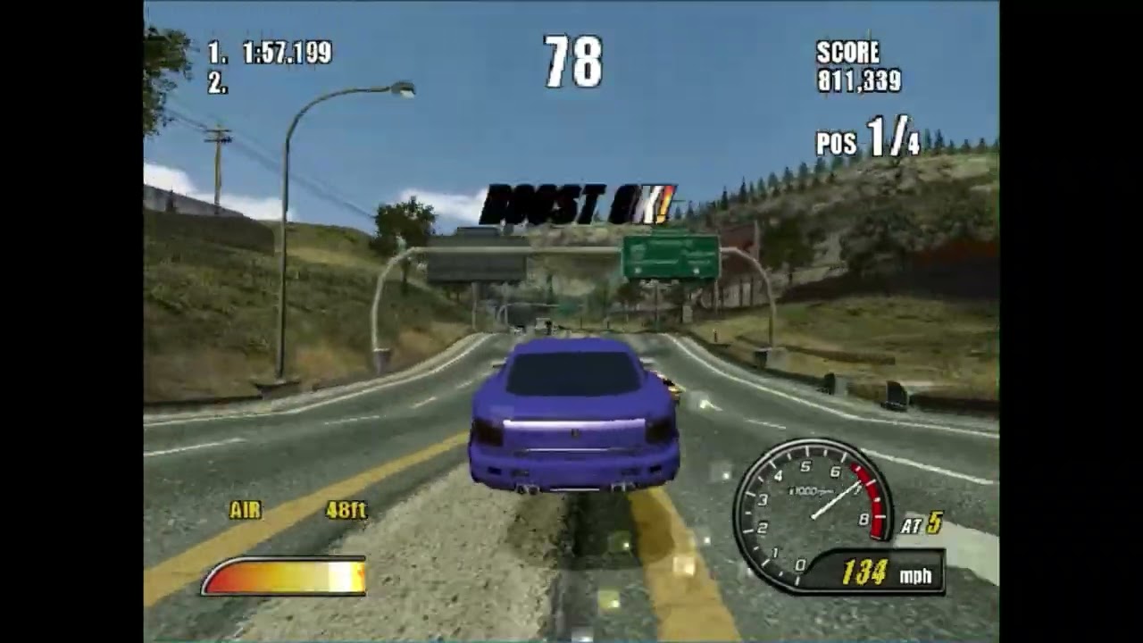 Burnout 2 takedown carrera N.2 modo historia 
