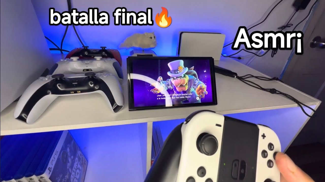 ASMR Jugando al Mario odyssey en la nintendo switch - final boss 🔥✨✨