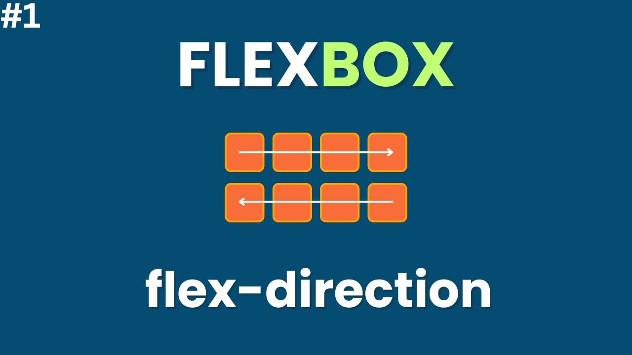Урок 1. Знакомство с FLEXBOX, flex-direction