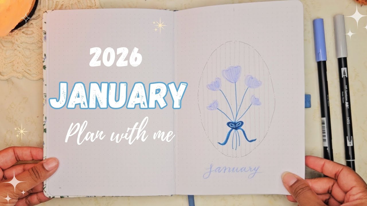2026 January Bujo set up -