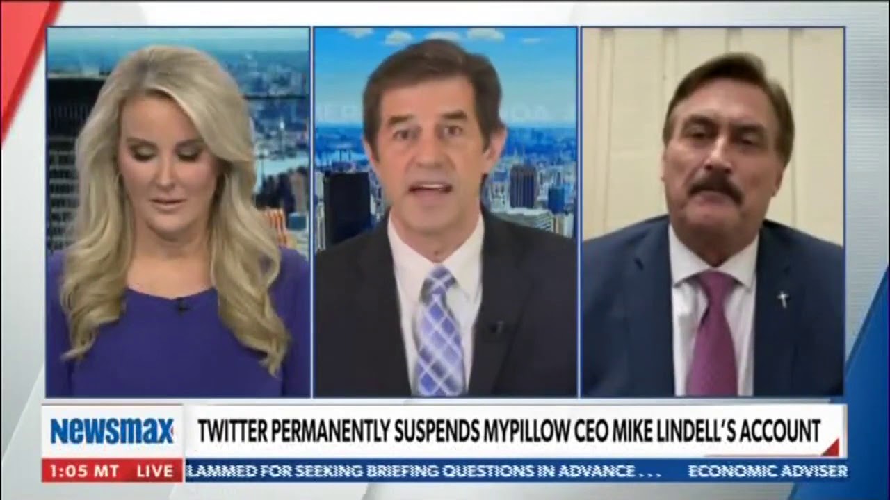 SHOCKING: Newsmax Host Walks Off The Set Over MyPillow CEO Mike Lindell&rsquo;s Dominion Claims