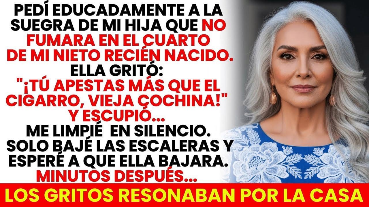 Pedí A La Suegra De Mi Hija Que No Fumara Cerca Del Bebé. Ella Escupió Tú Apestas Más Y Pagó Caro
