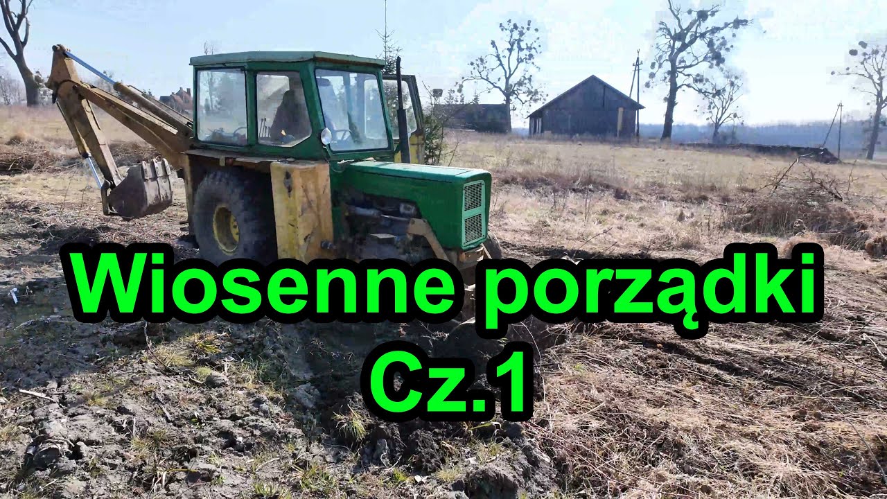 Wiejskie Zacisze #1 Wiosenne porządki - Przycinanie gałęzi w sadzie, równanie terenu!