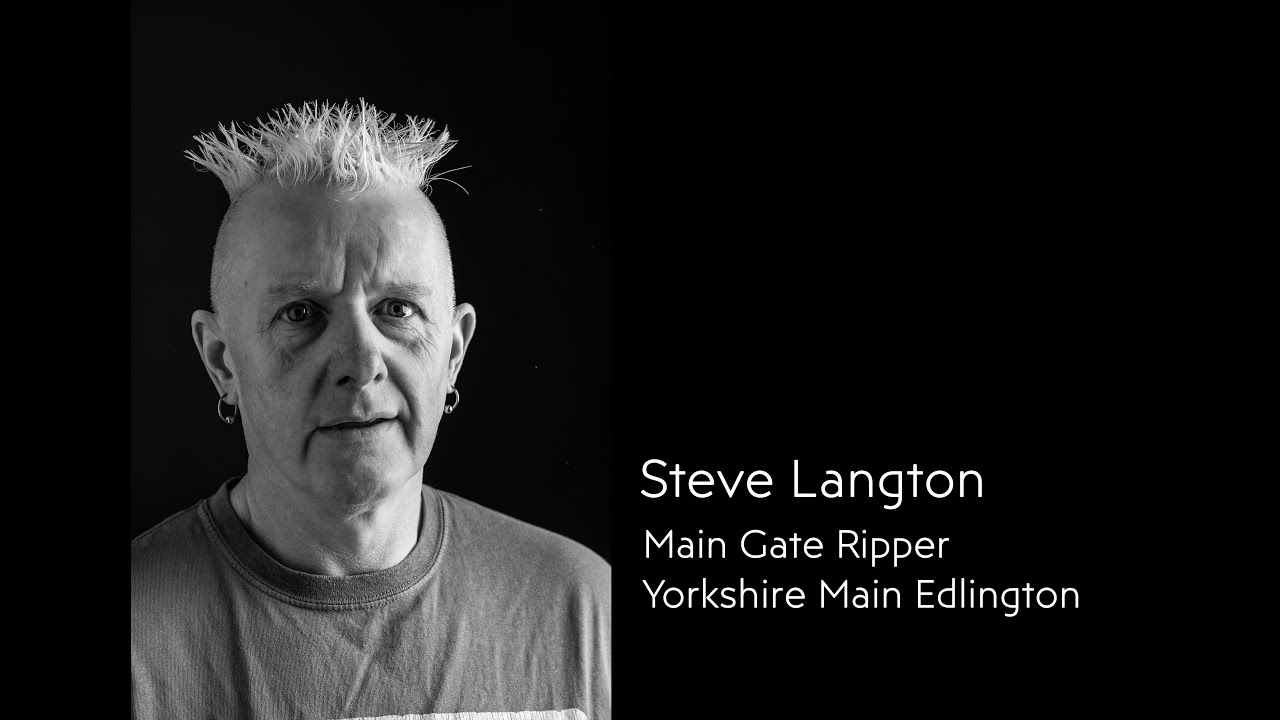 A Rich Seam: Live portrait session of Stephen Langton by Laurence Edwards