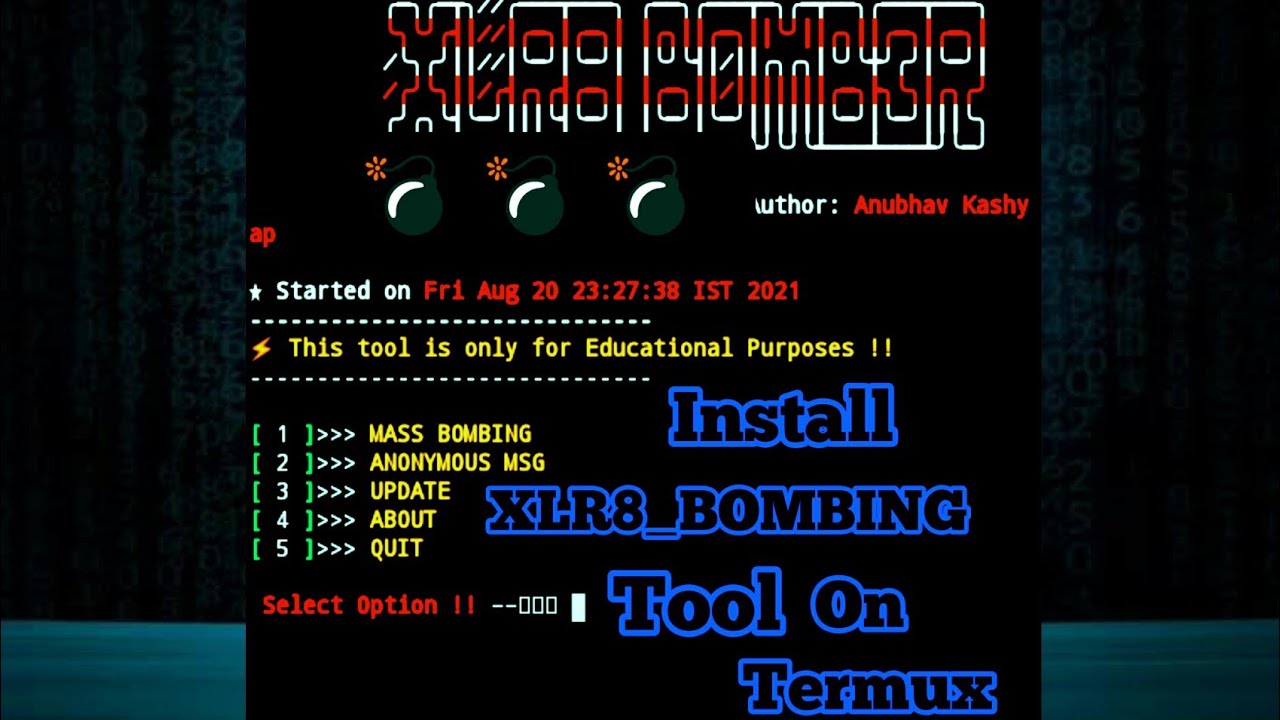 Power full Bombing Tool On Termux | Call And Sms | Hackeroli