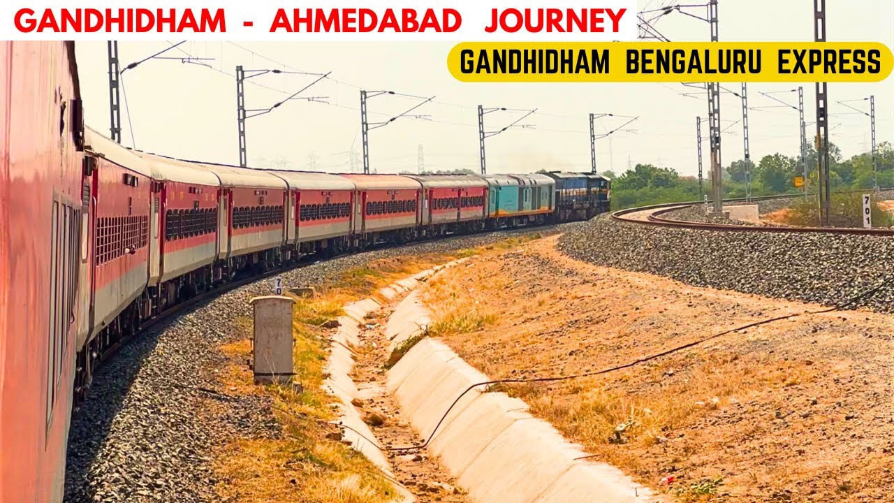 Journey Through Gujarat | Gandhidham to Ahmedabad in Sleeper class