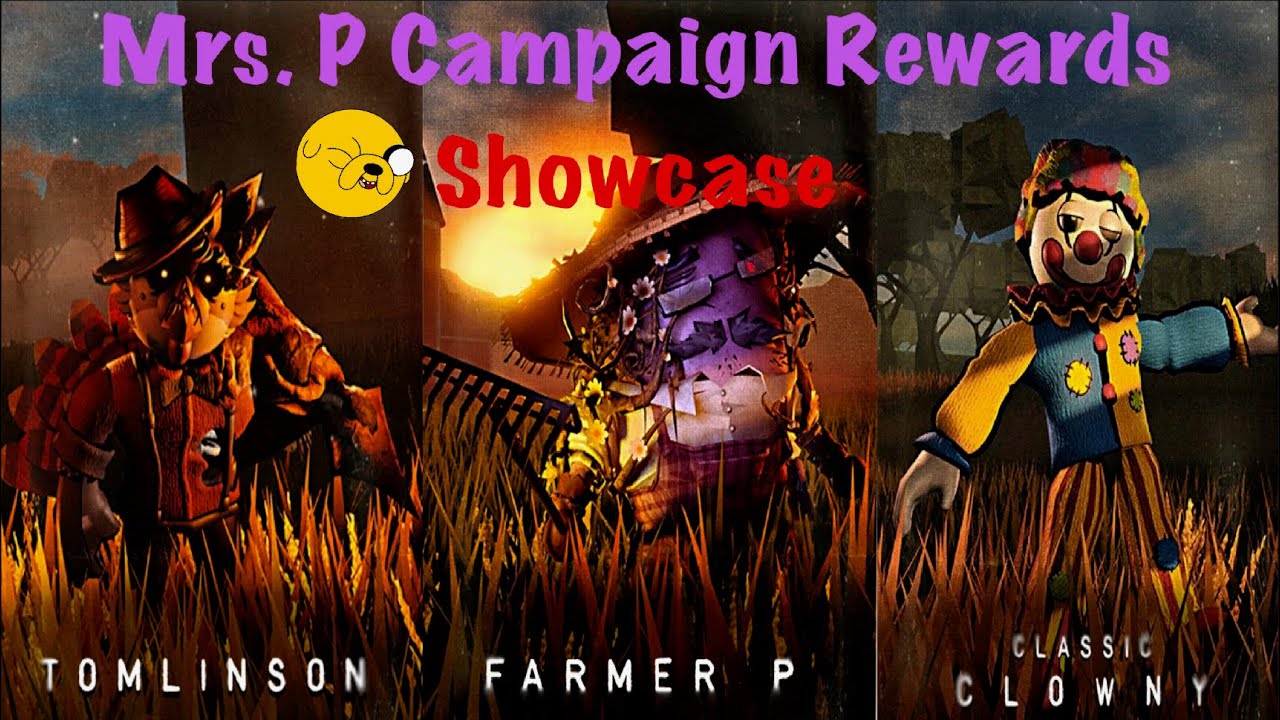 All Mrs. P Campaign Rewards! | Showcase 