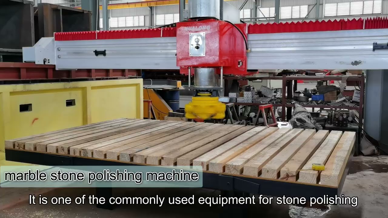Hualong Machinery HLDM-1800 single head automatic granite marble stone polishing machine