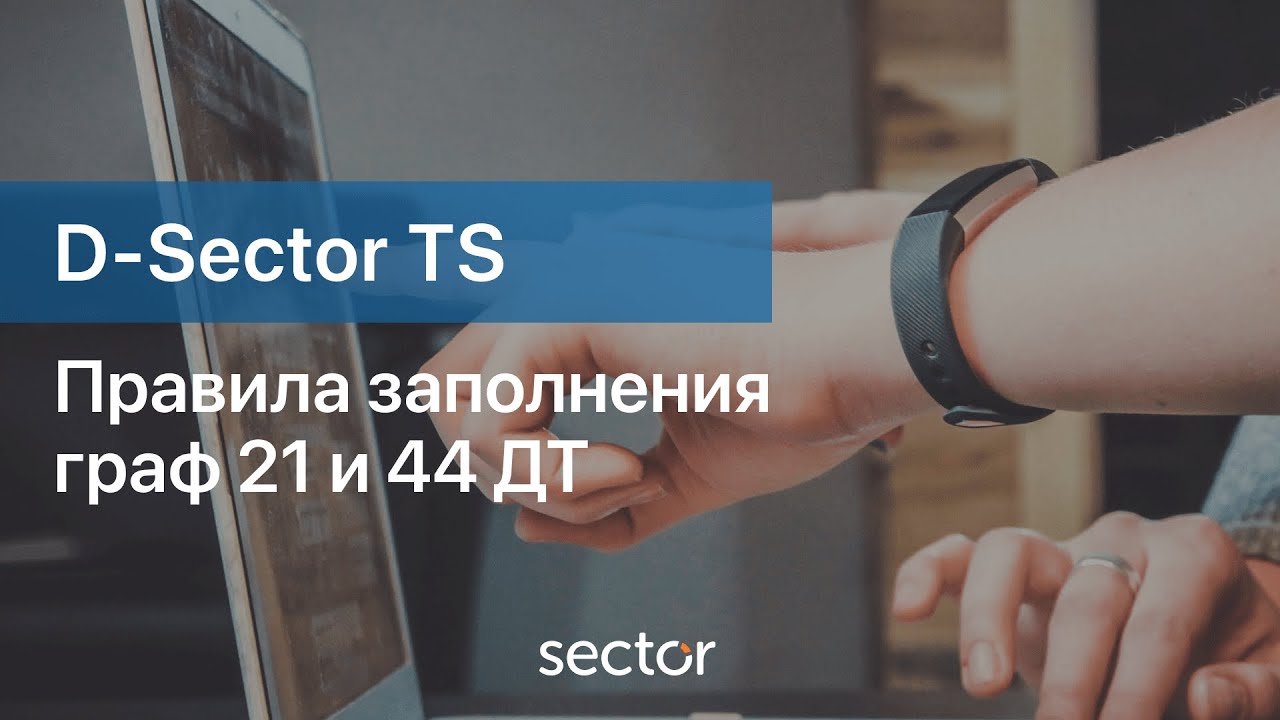 Правила заполнения граф 21 и 44 ДТ в программе D-Sector TS