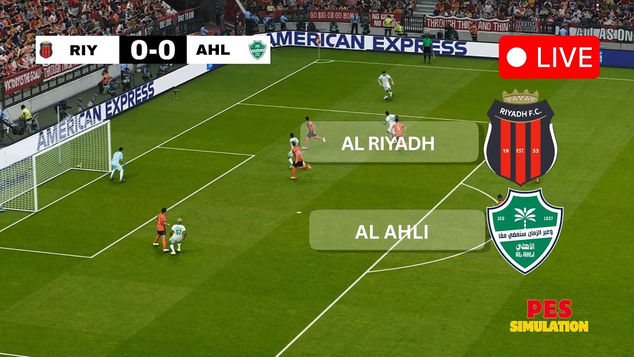 🔴 Al Riyadh vs Al Ahli | Saudi Pro League 2026 | PES 2021 Match Simulation