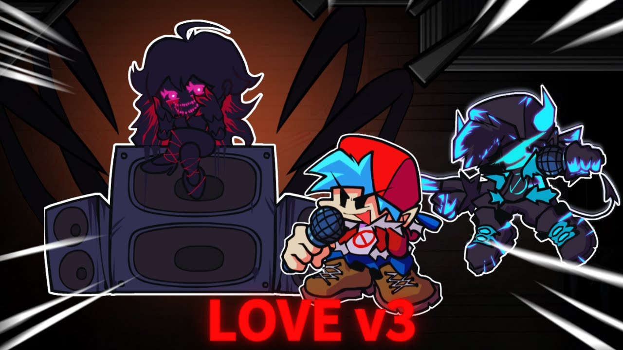 FNF Corruption | LOVE V3 - Bf and Soul bf VS Evil GF - cover | New Year Special -New Year, New Hopes