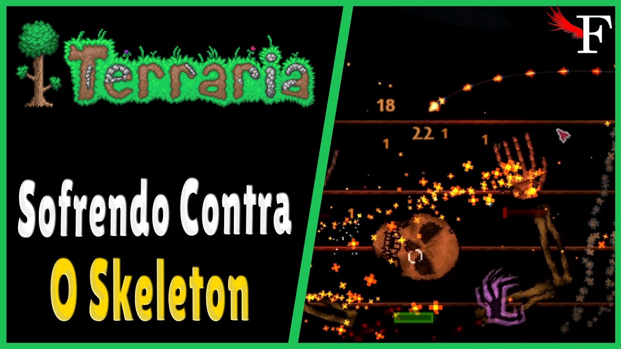 Sofrendo Muito Contra Skeleton e Abelha - Terraria - #10 PTBR