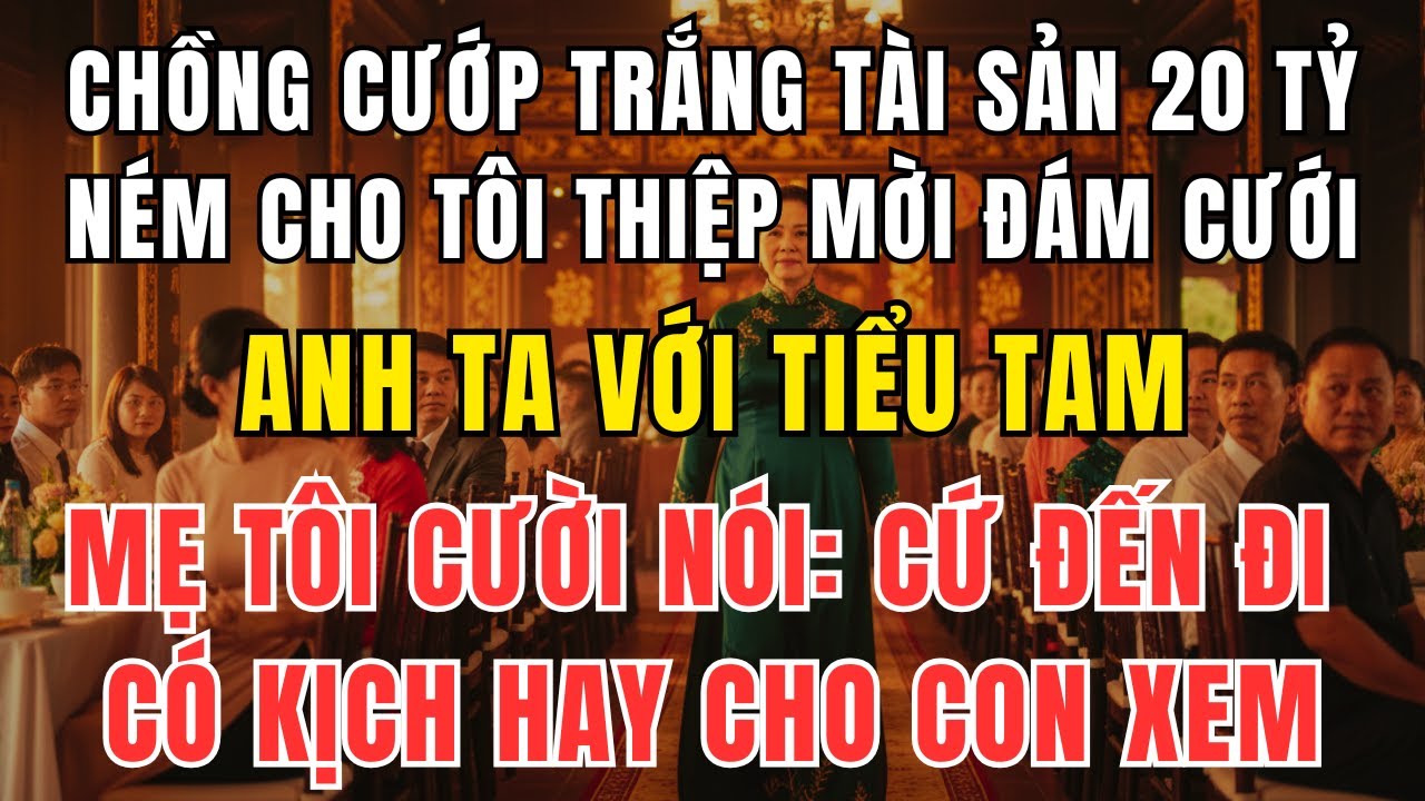 Bị Chồng Lừa Lấy Hết Tài Sản Rồi Cưới Người Khác – Mẹ Tôi Làm Một Việc Khiến Anh Ta Quỳ Xuống