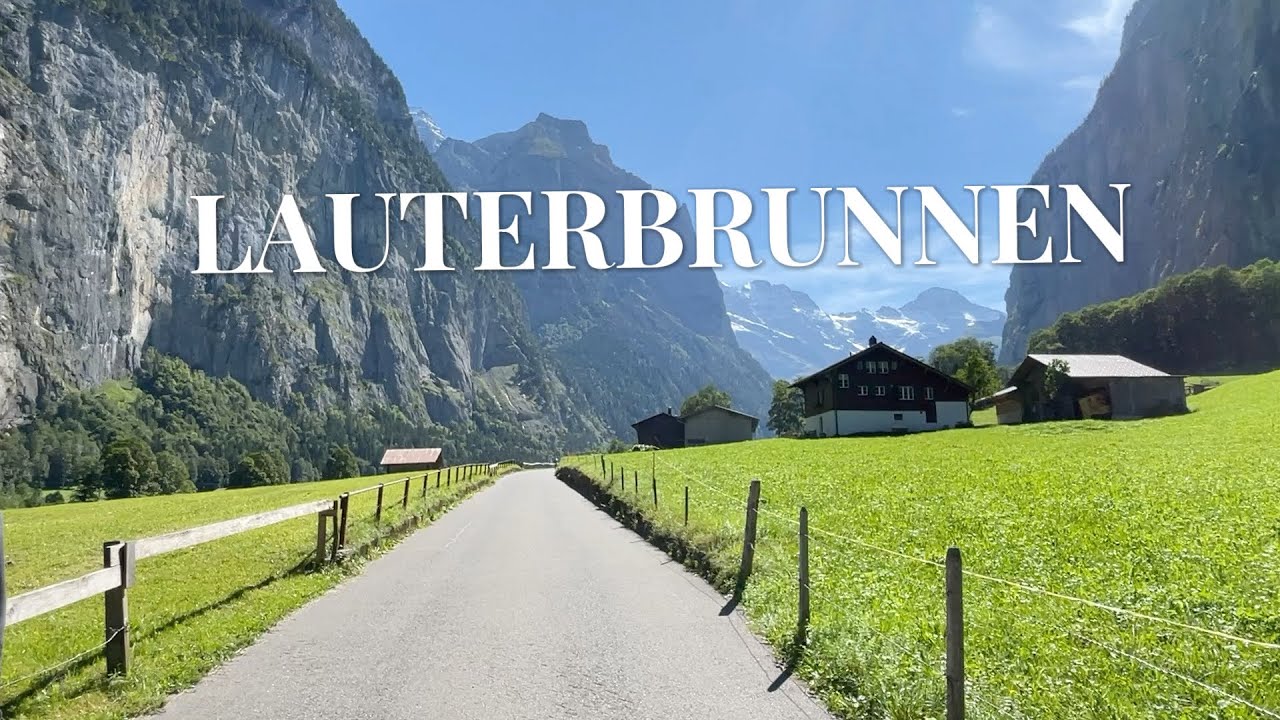 [Switzerland Vlog] Day 3: Lucerne to Lauterbrunnen + Valley Hostel + Exploring Lauterbrunnen