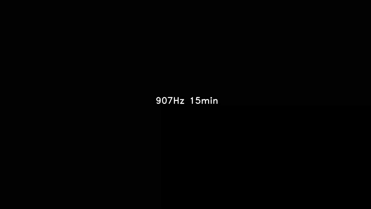907 Hz 15min sine sound wave
