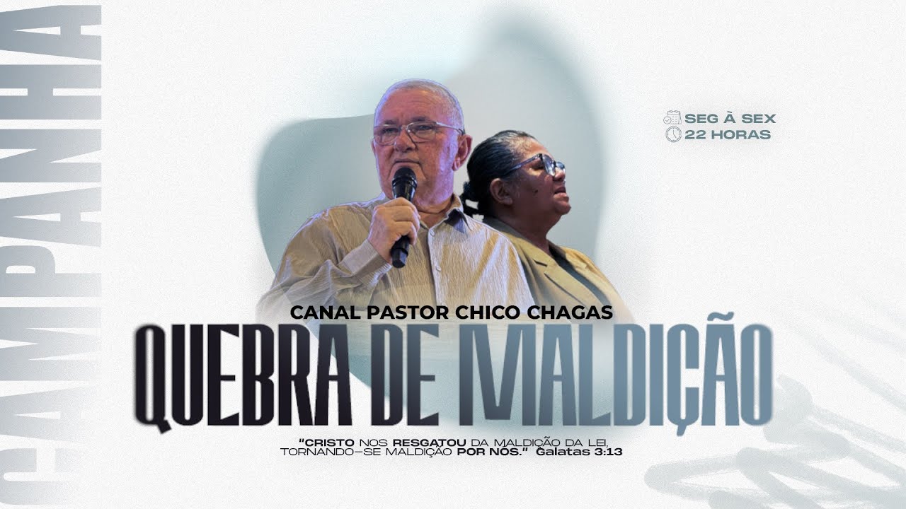 2º Dia Campanha Quebra De Maldições.E ali nunca mais haverá maldição contra alguém; Apocalpse 3:02