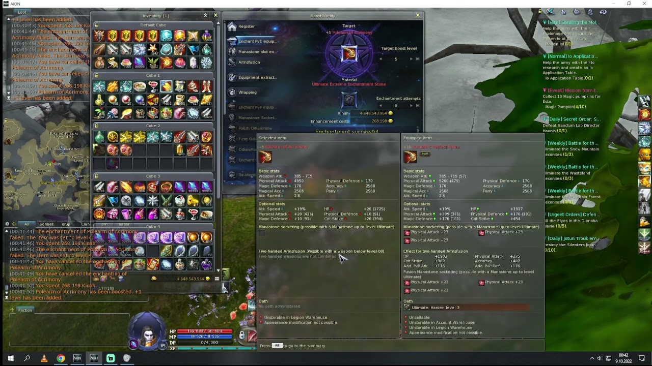 AION 8.4 ENCHANTING EXTREME GEAR FOR FUN