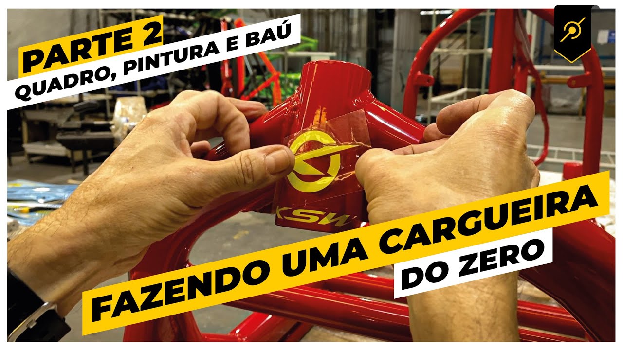 Bike cargueira comemorativa 1000 vídeos Pedaleria e 65 anos de Starrett Brasil. Parte 2.